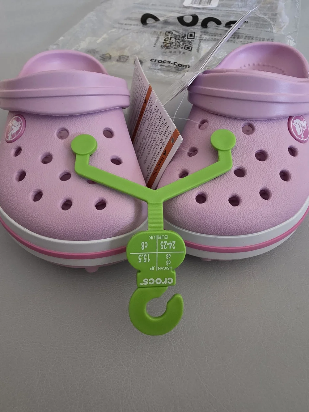 NWT CROCS Toddler Crocband Clog - Ballerina Pink - Size: C8